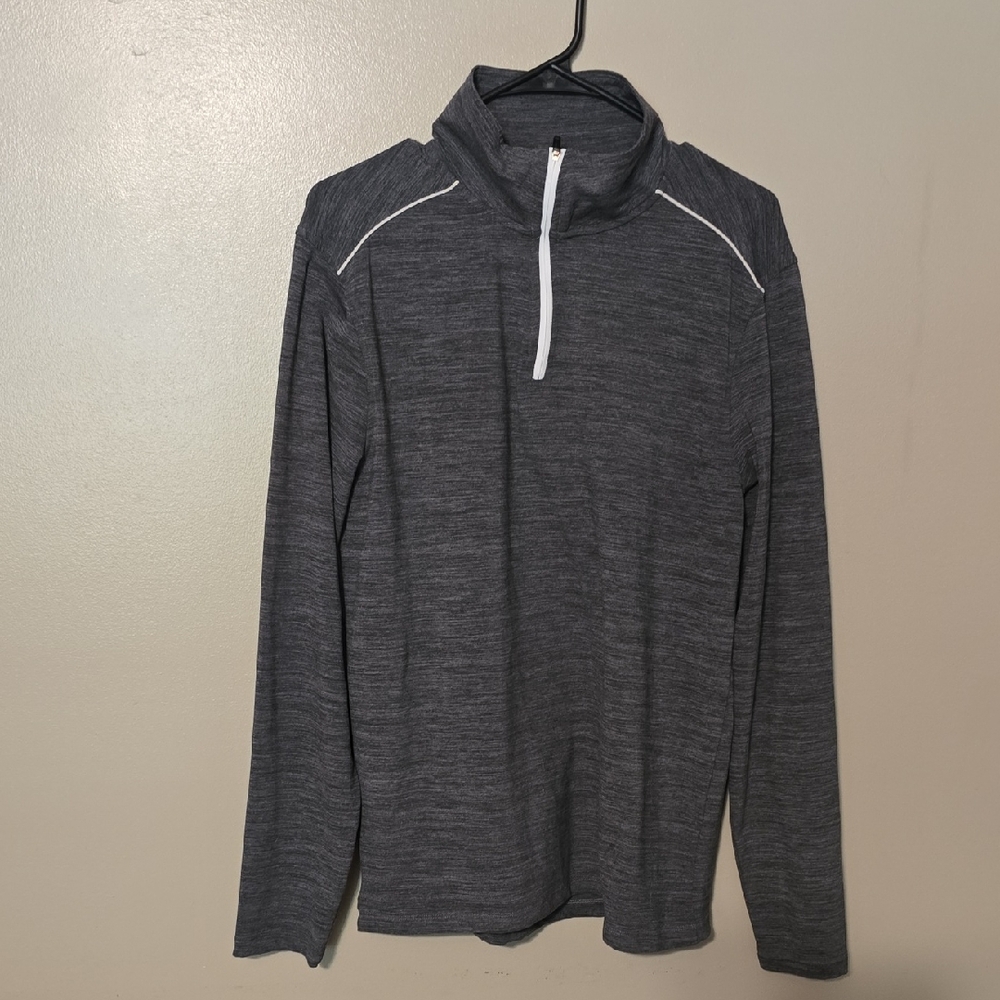 J.Crew Performance Half-zip Pullover Gray Mens Size Medium‎